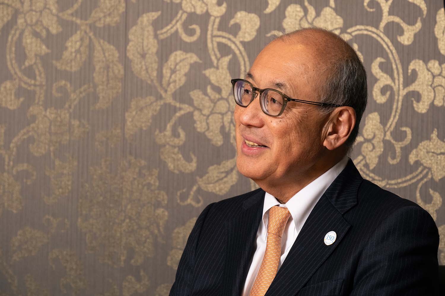 菅野CFOインタビュー風景